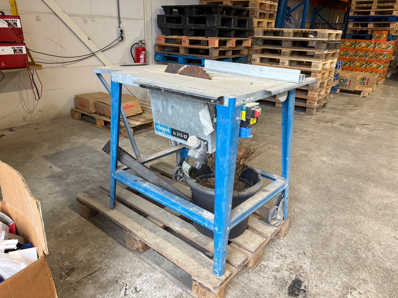 Scheppach TS 315 GT tafel- cirkelzaag 230V |, Doe-het-zelf en Verbouw, Ophalen of Verzenden