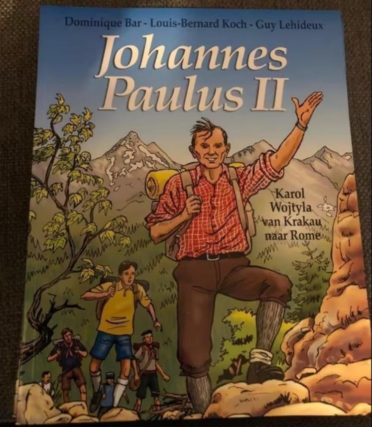 Karol Wojtyla van Krakau naar Rome Johannes Paulus II dx2, Eén stripboek, Ophalen of Verzenden, Zo goed als nieuw
