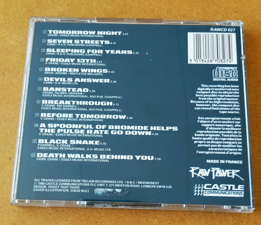 Atomic Rooster - Home To Roost CD 1986, Ophalen of Verzenden, Zo goed als nieuw, Progressive Rock