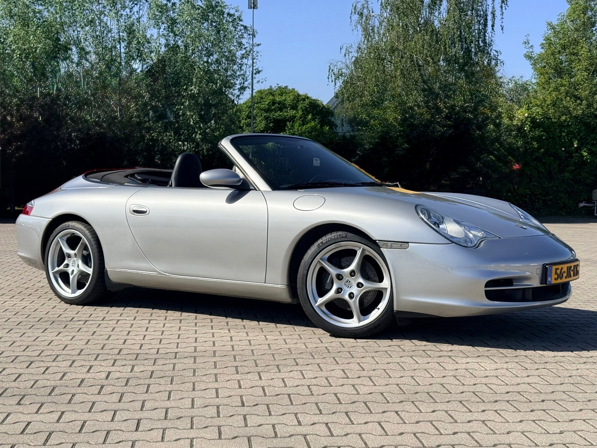 Porsche 911 Cabrio 3.6 Carrera, Automaat, Achterwielaandrijving, Gebruikt, Zwart