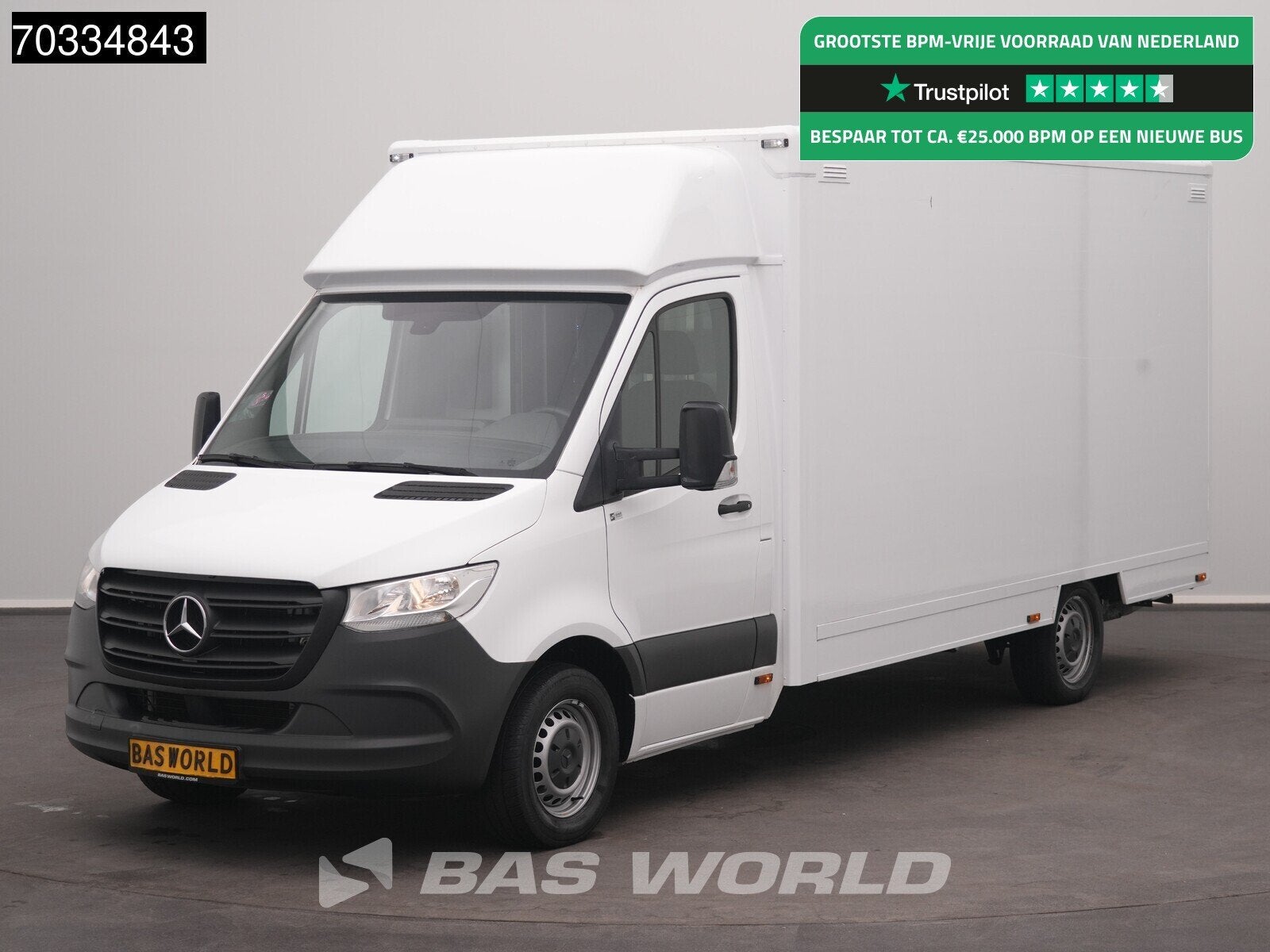 Mercedes Sprinter 315 CDI Automaat Airco Bakwagen Verkoopwag, Automaat, Stof, Gebruikt, Euro 6