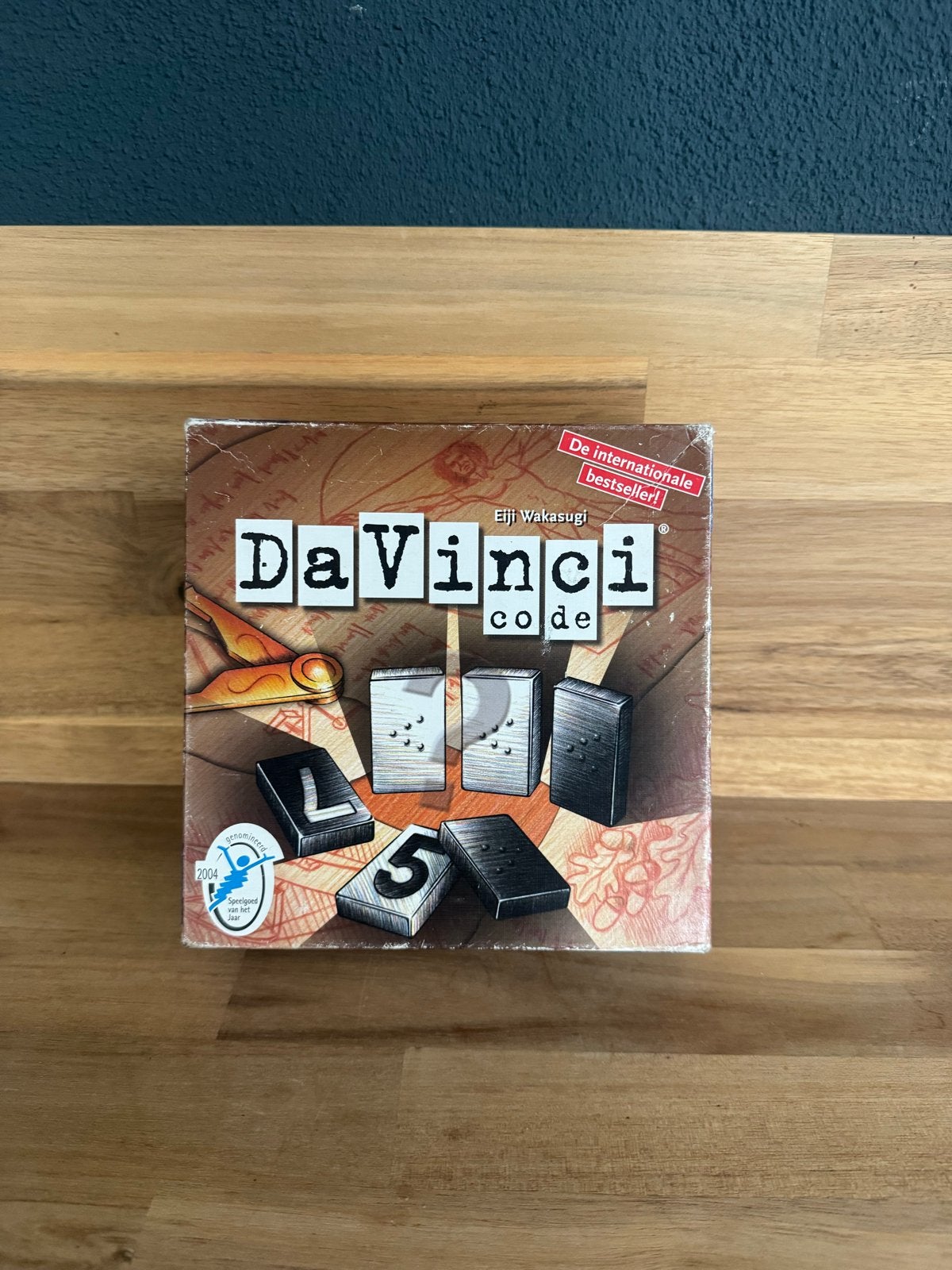 Da Vinci Code bordspel - De internationale bestseller!, Een of twee spelers, Ophalen of Verzenden, Gebruikt