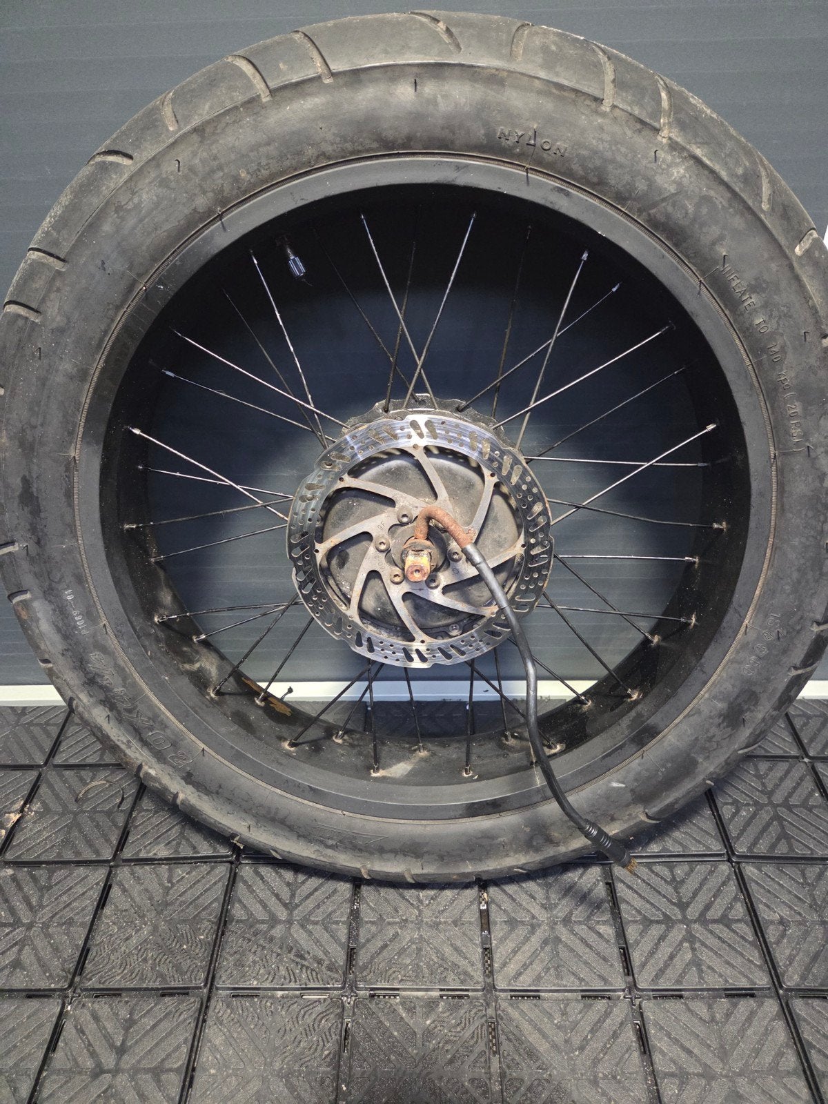 Super73 ZG Achterwiel met Motor - Spaken defect, Gebruikt, Overige materialen, Elektrische fiets, Super73