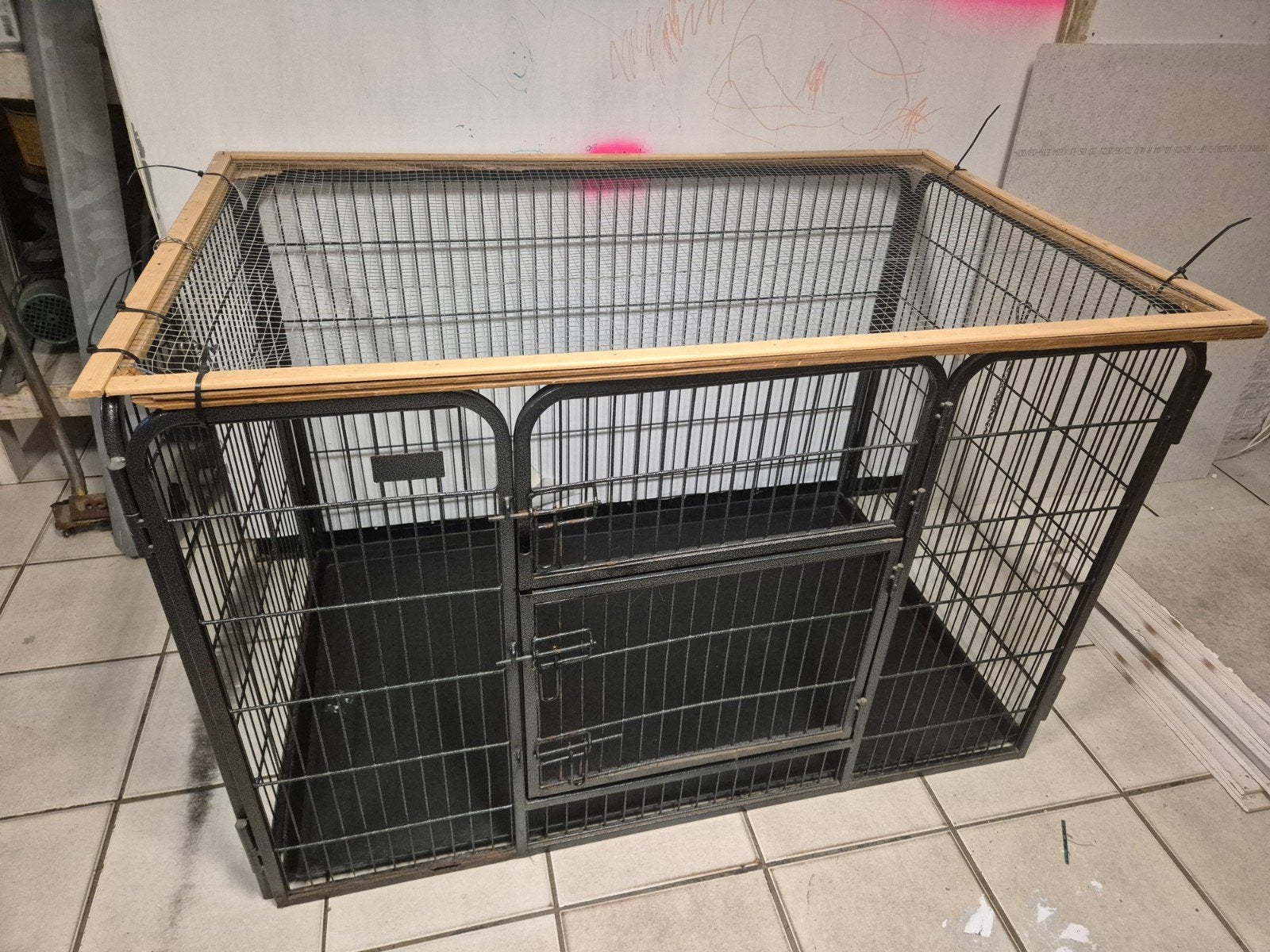 Puppyren / hondenren bench, Dieren en Toebehoren, Ophalen, 110 cm of meer, 65 tot 100 cm