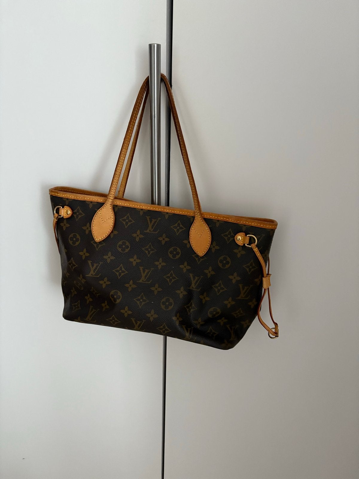 Louis Vuitton Neverfull PM Monogram Handtas, Ophalen of Verzenden, Gebruikt, Bruin, Handtas