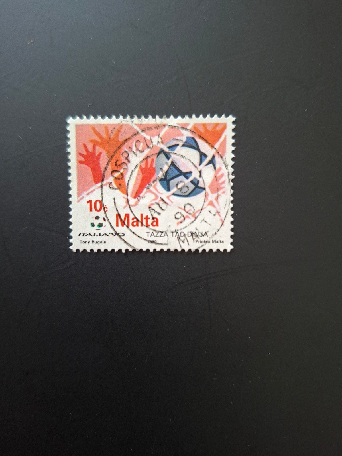 Malta. WK voetbal, Ophalen of Verzenden, Sport