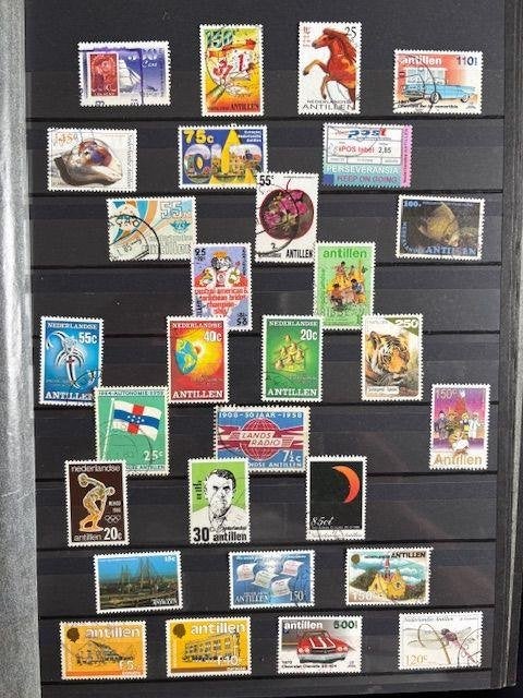 postzegels Antillen, Ophalen of Verzenden, Gestempeld