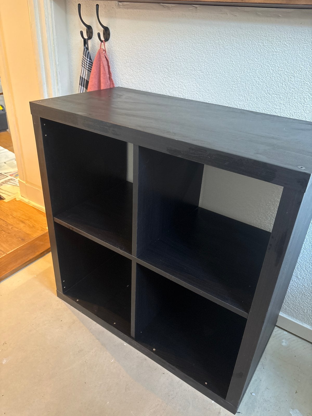 Kallax kast zwart Ikea - Gebruikt, nog in goede staat, Ophalen, Gebruikt