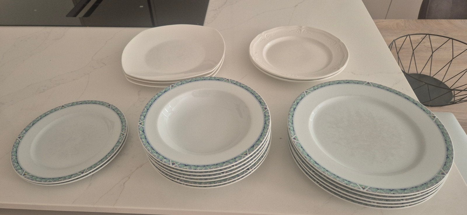 Diverse borden: Villeroy & Boch, Arzberg, Intermezzo, Ophalen, Gebruikt, Villeroy & Boch, Bord(en)