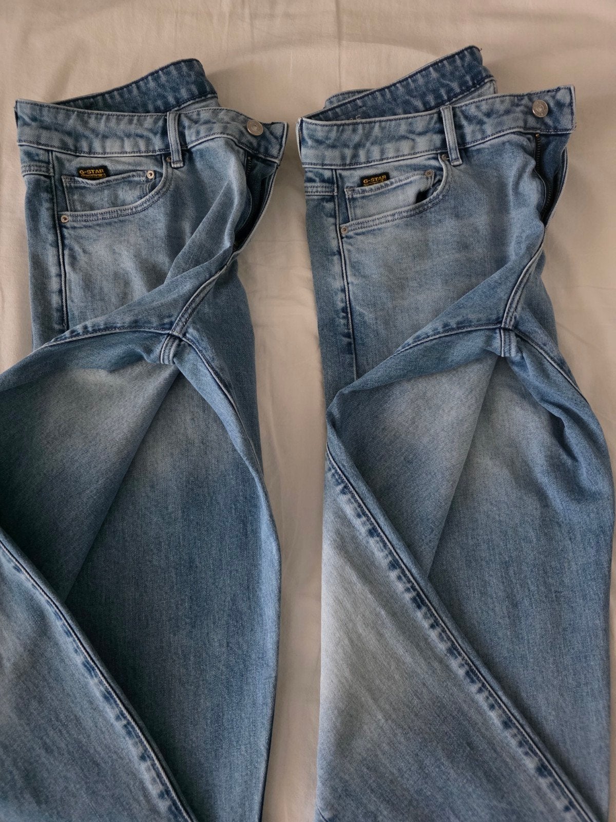 G - Star RAW  maat 30 /28 model Kate, Kleding | Dames, Ophalen, Blauw, Maat 42/44 (L), Lang
