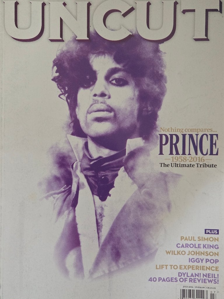 UNCUT 07-2016 Prince Laurie Anderson Carole King 10CC Wilko, Boeken, Ophalen of Verzenden, Zo goed als nieuw, Muziek, Film of Tv