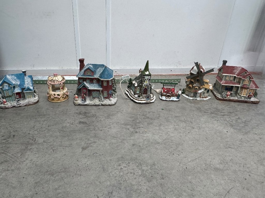 Kerst huisjes, Diversen, Ophalen, Gebruikt