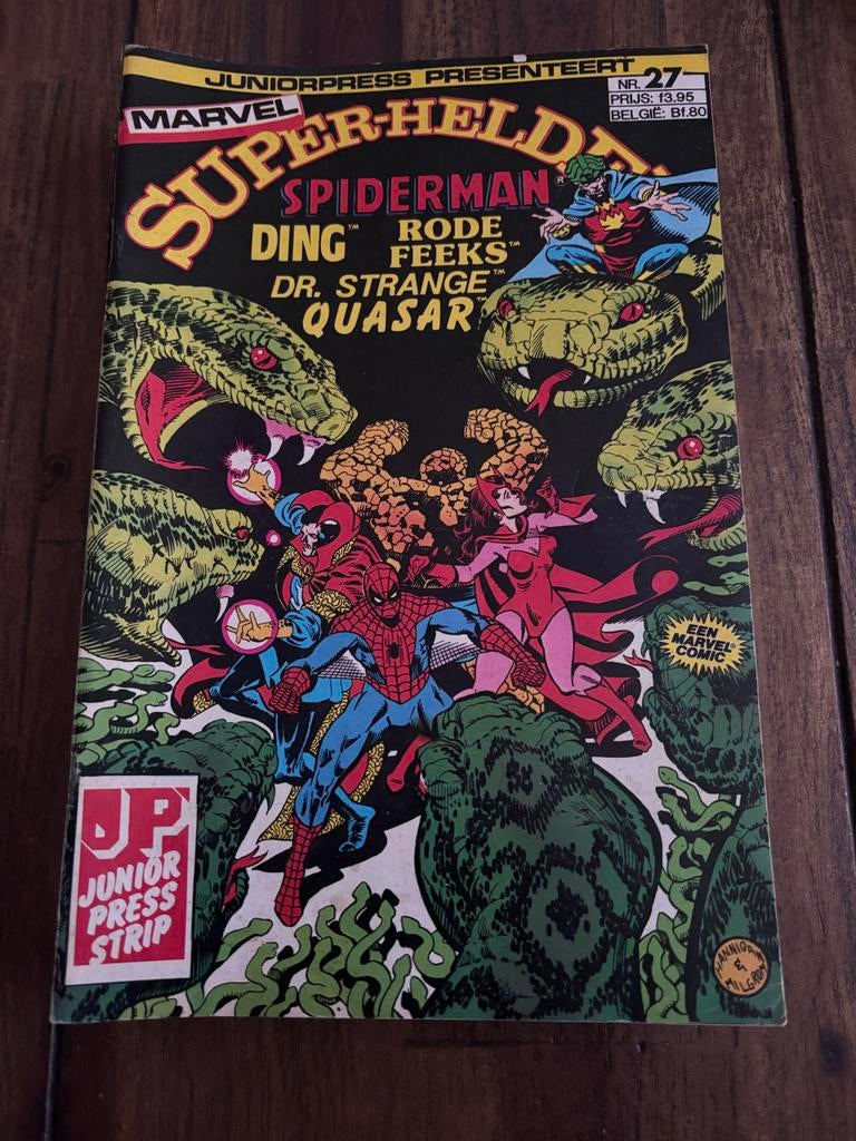 Marvel Superhelden Juniorpress Strip Nr. 27 Spiderman, Boeken, Strips | Comics, Eén comic, Ophalen of Verzenden, Zo goed als nieuw