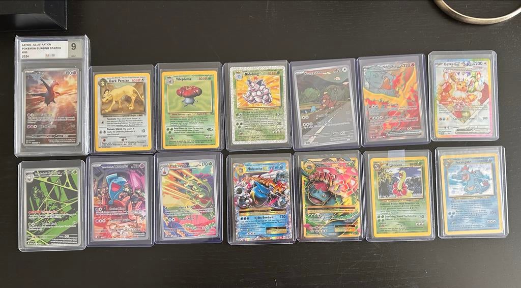 Grote collectie Pokémon kaarten - Diverse zeldzaamheden, Ophalen, Zo goed als nieuw, Meerdere kaarten