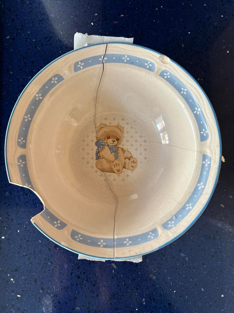 Gevraagd papbordje Yu Quan, Huis en Inrichting, Keuken | Servies, Ophalen, Gebruikt, Overige stijlen, Bord(en)