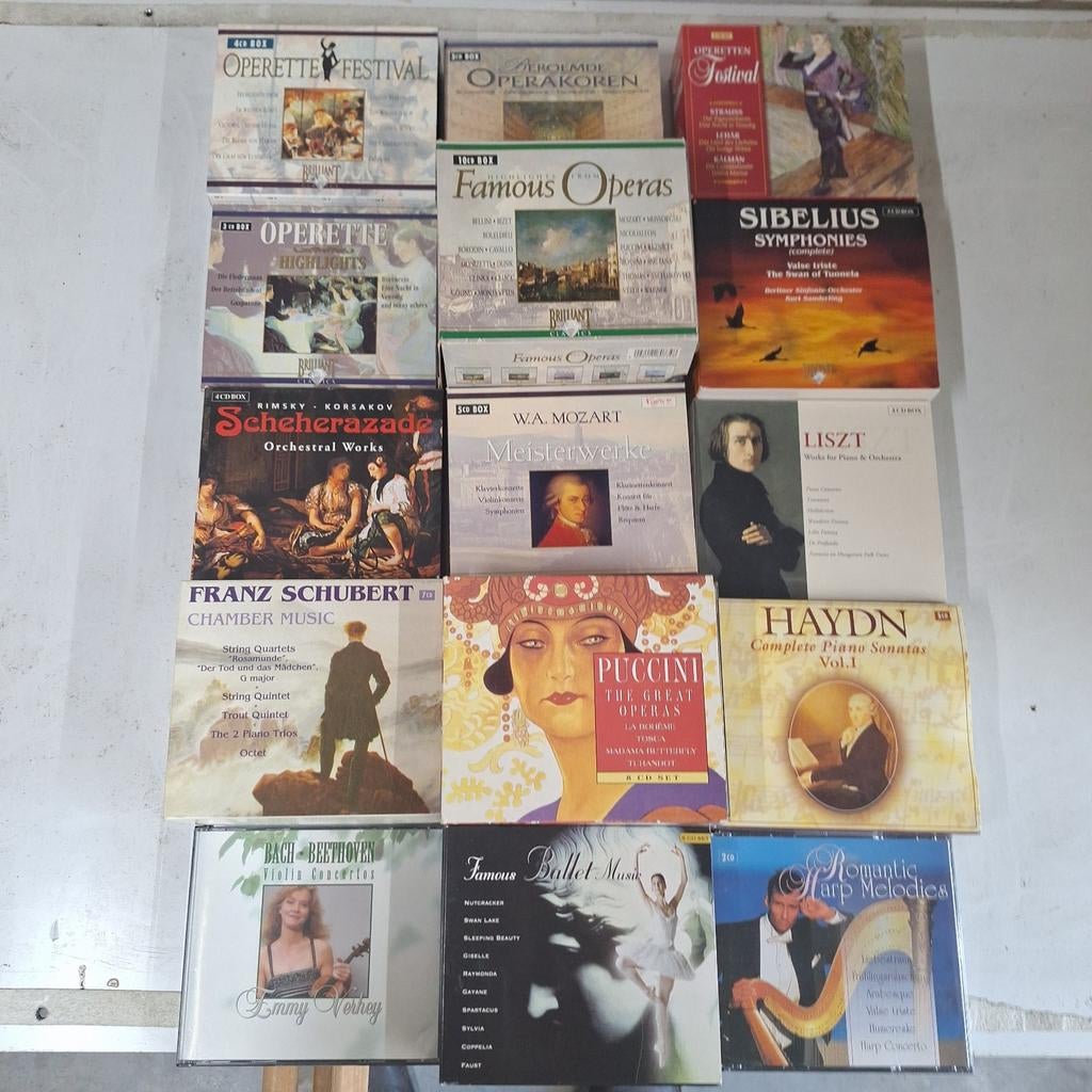 15 boxen klassiek opera etcetera brilliant, Cd's en Dvd's, Cd's | Klassiek, Ophalen of Verzenden, Classicisme, Zo goed als nieuw