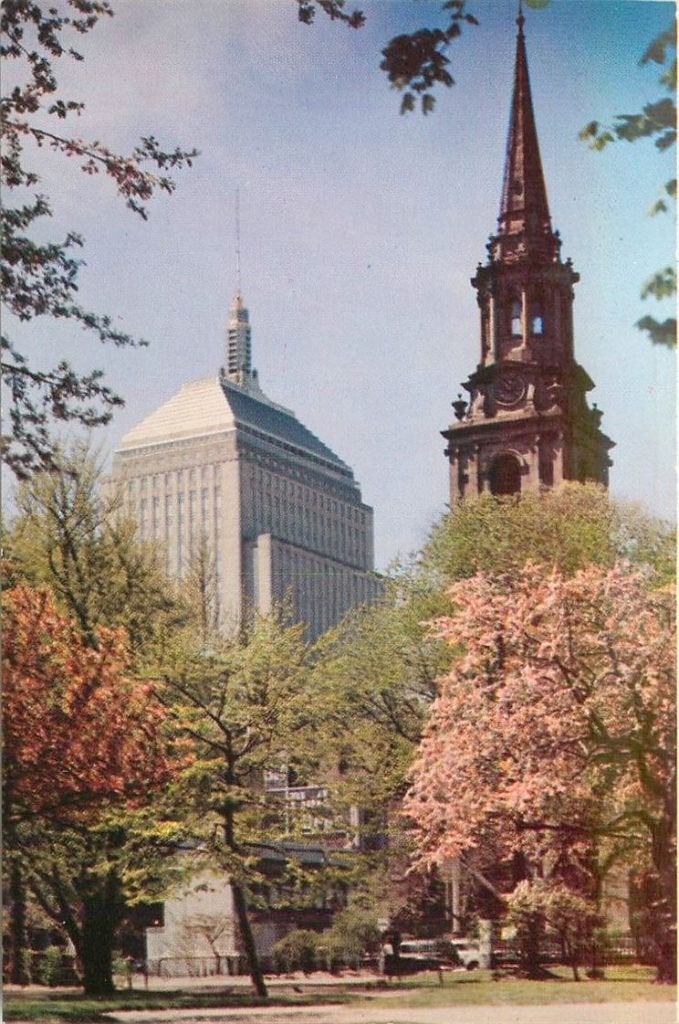 701-447-043 Boston MA John Hancock Building, Verzenden, Voor 1920, Buiten Europa