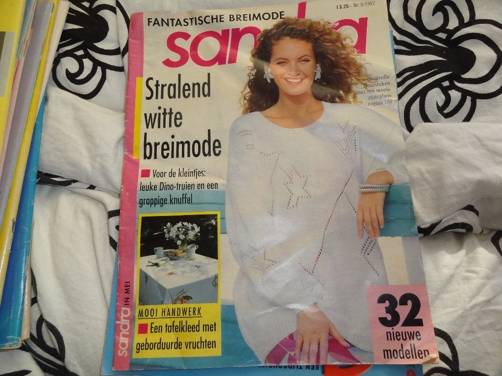 tijdschrift sandra 1992 no 5, Ophalen of Verzenden, Gelezen, Damesbladen