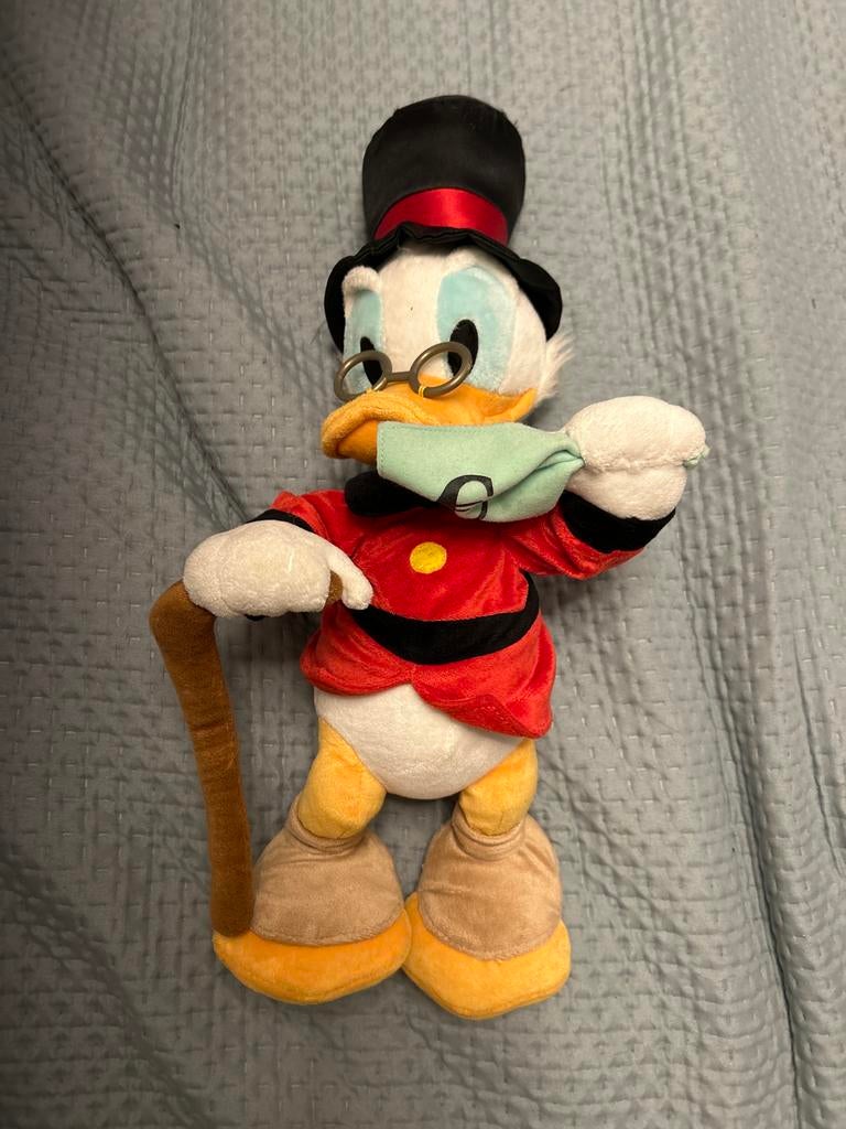 Oom Dagobert Knuffel - Disneyland Resort, Ophalen of Verzenden, Zo goed als nieuw, Eend