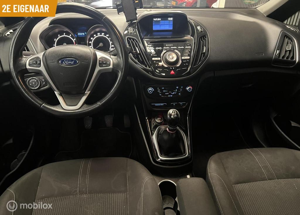 Ford B-Max 1.0 EcoBoost Titanium 2e eig - Distr verv - Airco, Voorwielaandrijving, Euro 5, Gebruikt, Bedrijf