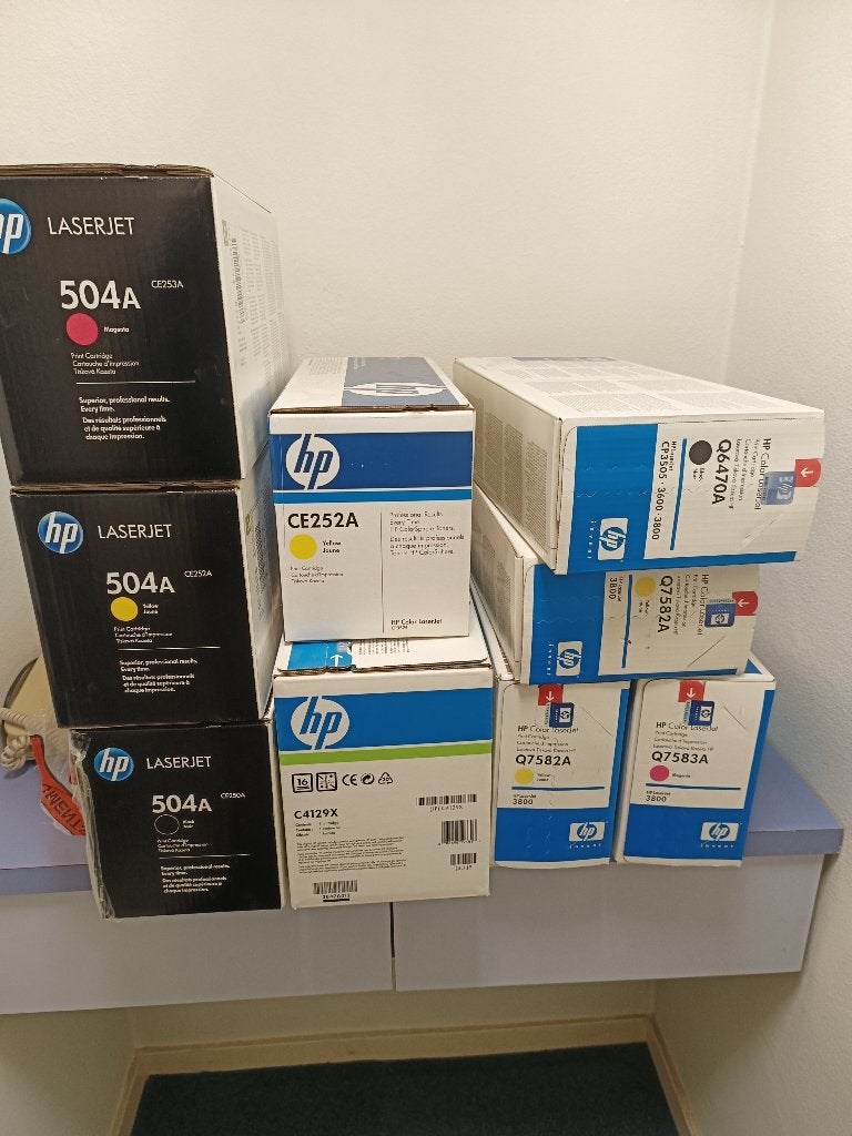 e koop: Partij originele HP LaserJet toners – Nieuw in doos, Computers en Software, Printerbenodigdheden, Ophalen of Verzenden