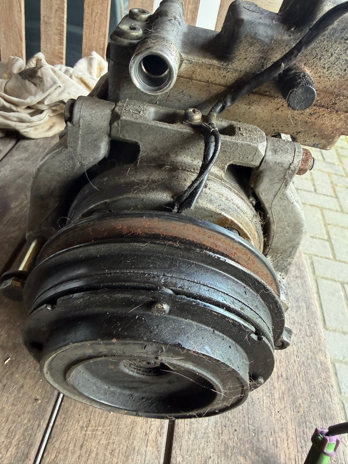 Airco compressor Volkswagen/Audi  100 - 200     034 260 805C, Ophalen, Gebruikt, Volkswagen