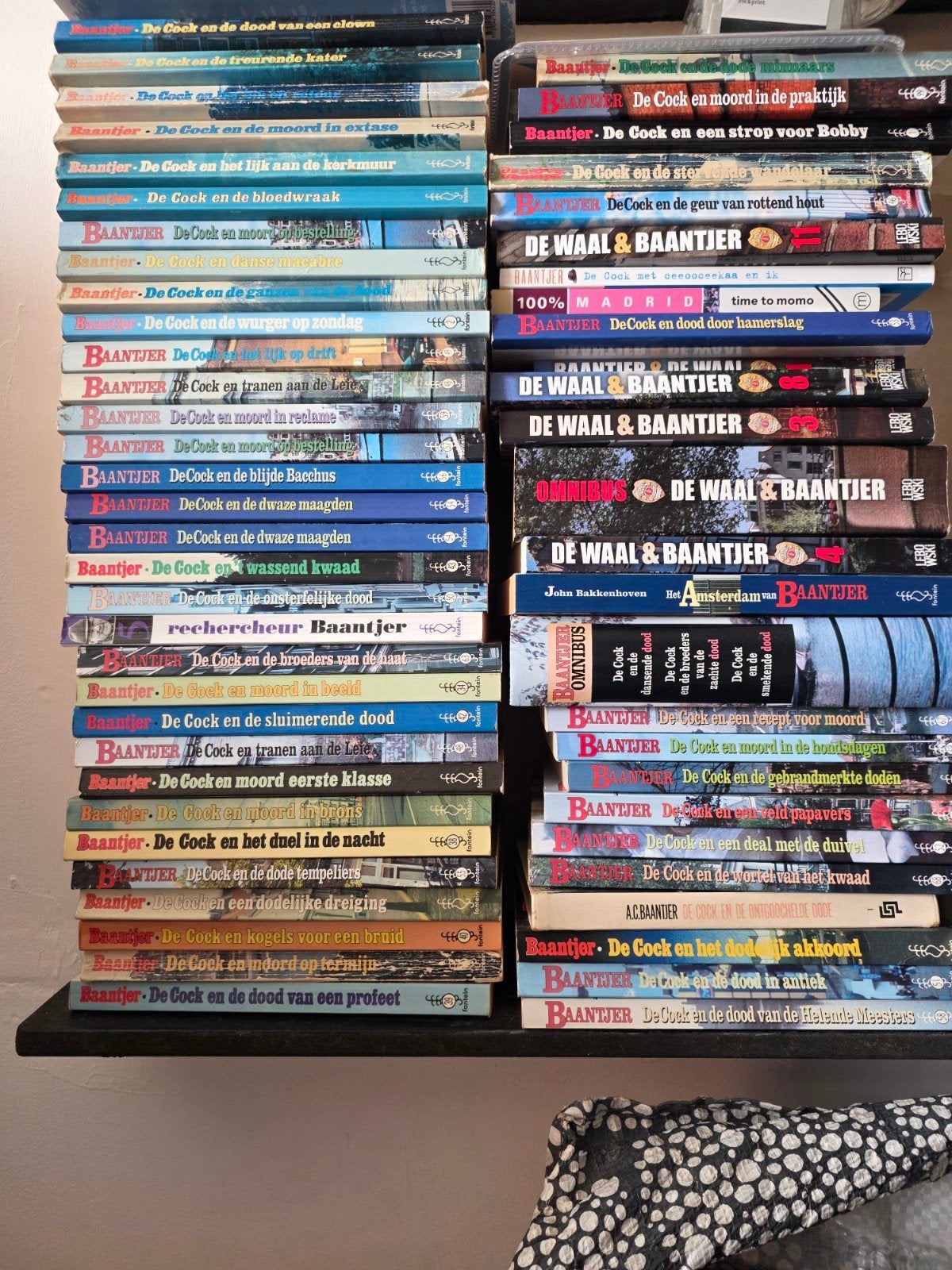 Grote verzameling van 50 Baantjer boeken, Boeken, Ophalen of Verzenden, Gelezen, A.C. Baantjer