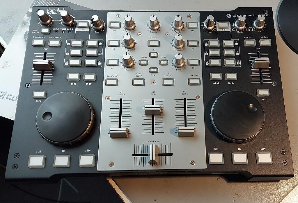 Hercules DJ Control Steel, Ophalen of Verzenden, Gebruikt, Dj-set, Overige merken
