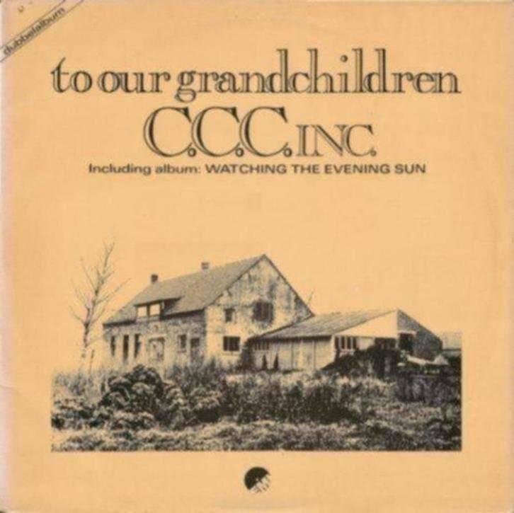 2LP C.C.C. Inc. To Our Grandchildren + Watching The Evening, Cd's en Dvd's, Vinyl | Rock, Ophalen of Verzenden, Zo goed als nieuw