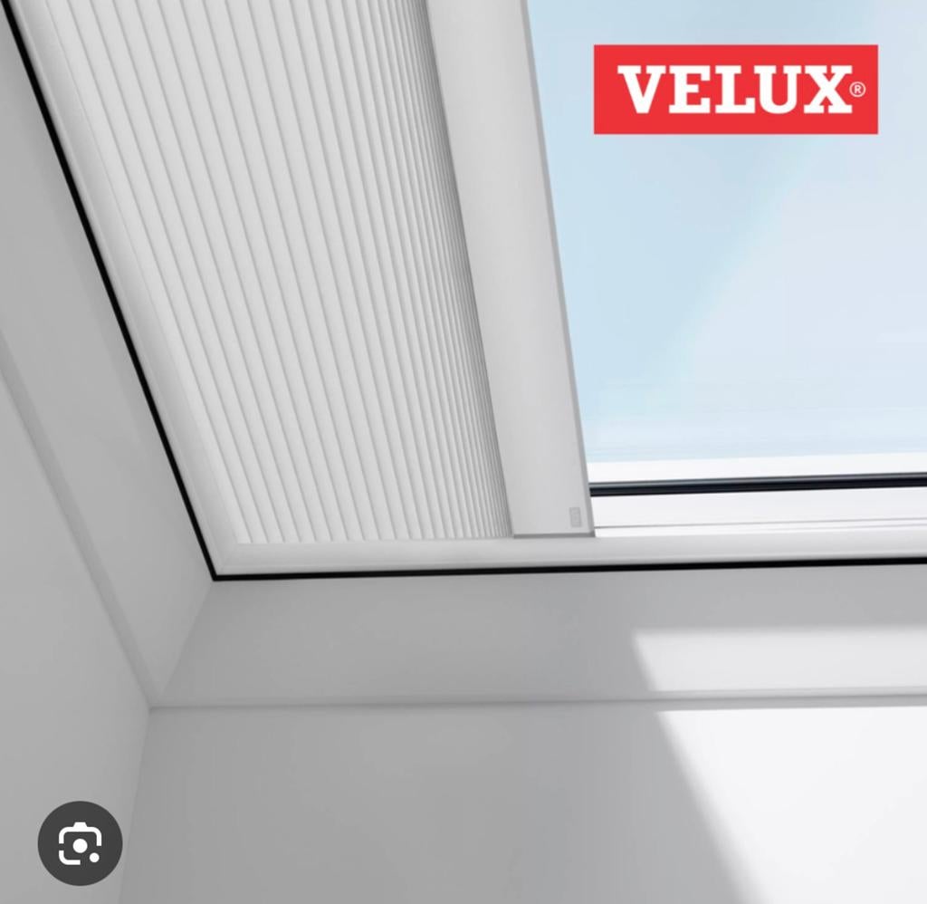 FMK 100150 velux elektrische binnengordijn, Ophalen of Verzenden, Zo goed als nieuw, Minder dan 80 cm, Dakraam