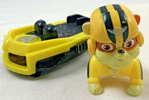 PAW Patrol Air Rescue Rubble figuur en voertuig Spin Master, Coolsingel 104, 3011 AG Rotterdam, Netherlands, Verzenden, Zo goed als nieuw