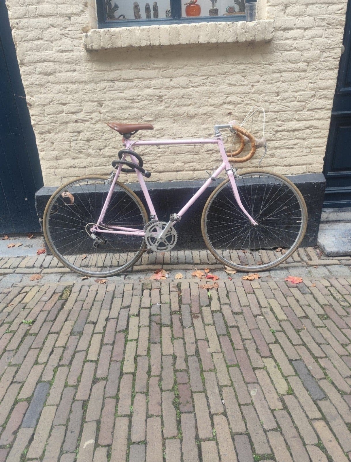 Vintage racefiets - 12 versnellingen, nieuwe banden en zadel, Ophalen