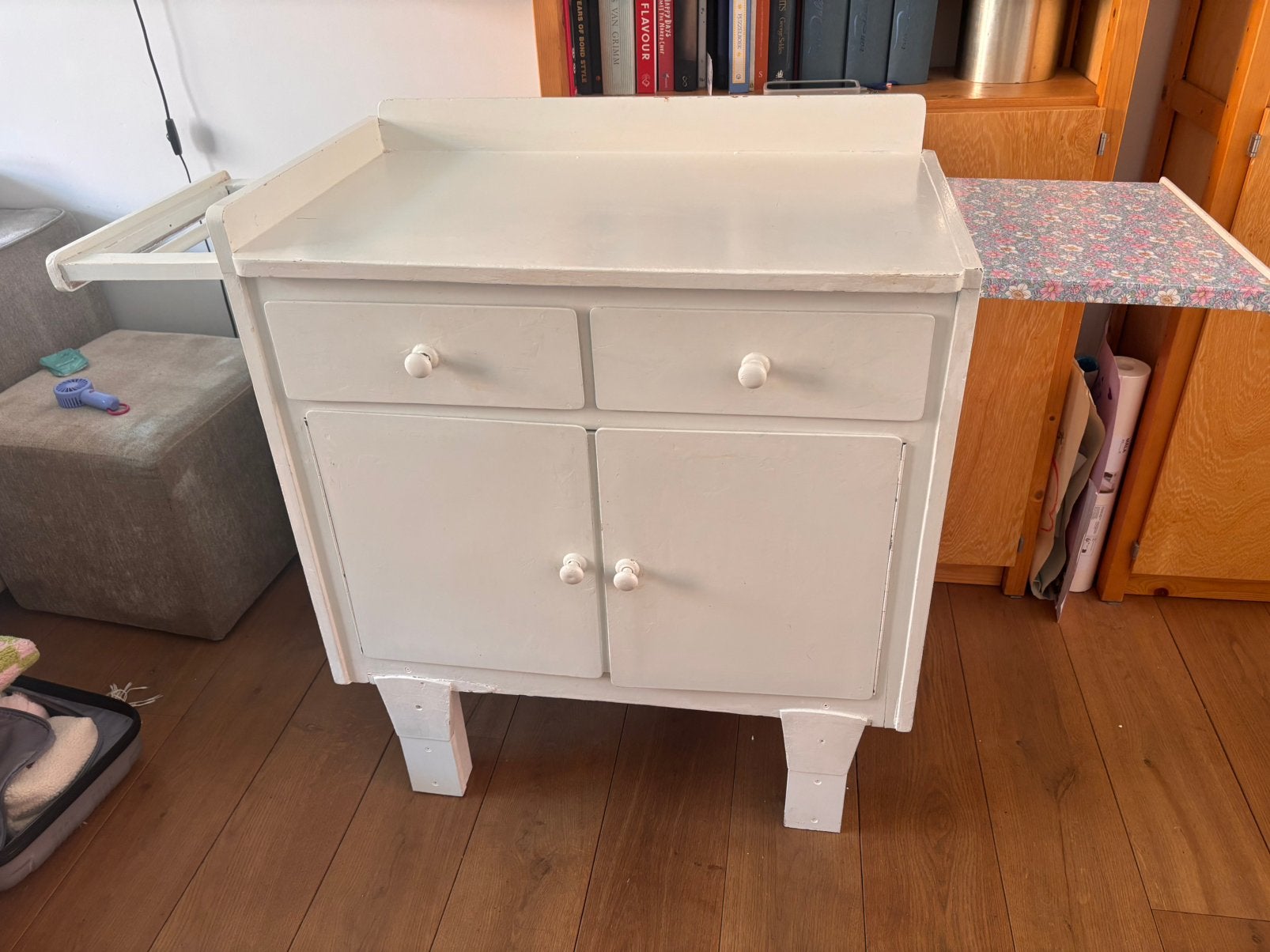 Vintage Commode, Gebruikt, 75 tot 100 cm, Voetruimte, Minder dan 50 cm