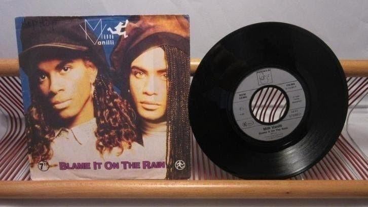 Milli Vanilli, Blame It On The Rain (single 7"), Ophalen of Verzenden, Gebruikt, Pop