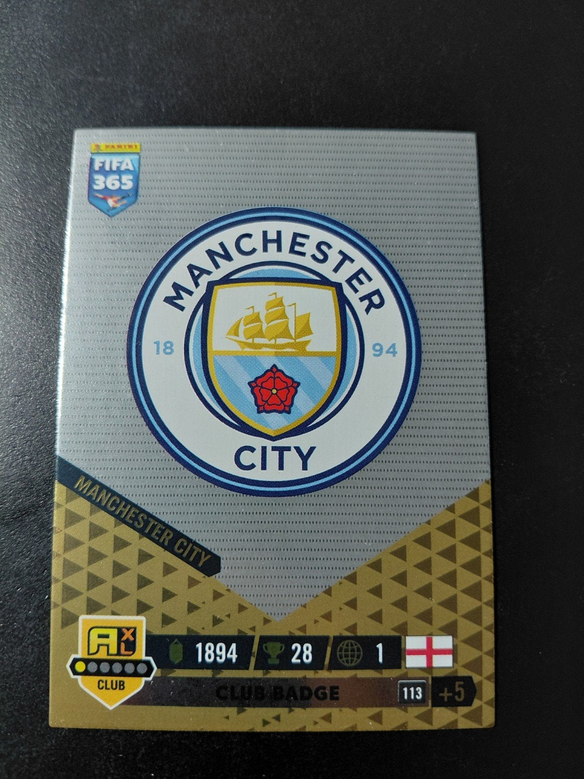 manchester city logo/badge (panini), Ophalen of Verzenden, Nieuw, Buitenlandse clubs, Poster, Plaatje of Sticker