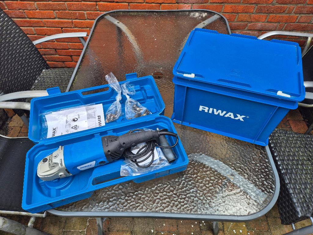 Riwax polijstmachine set, Ophalen, Zo goed als nieuw, Schoonmaak