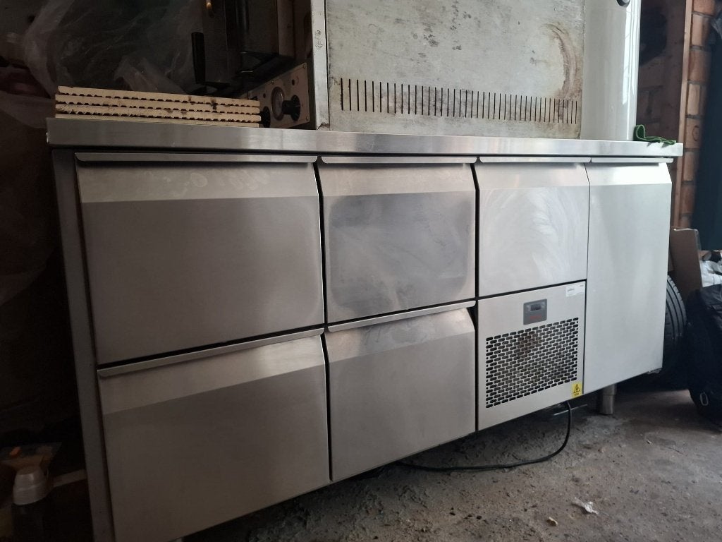 Pizza oven/koelwerkbank, Ophalen, Gebruikt, Ovens, Magnetrons en Steamers