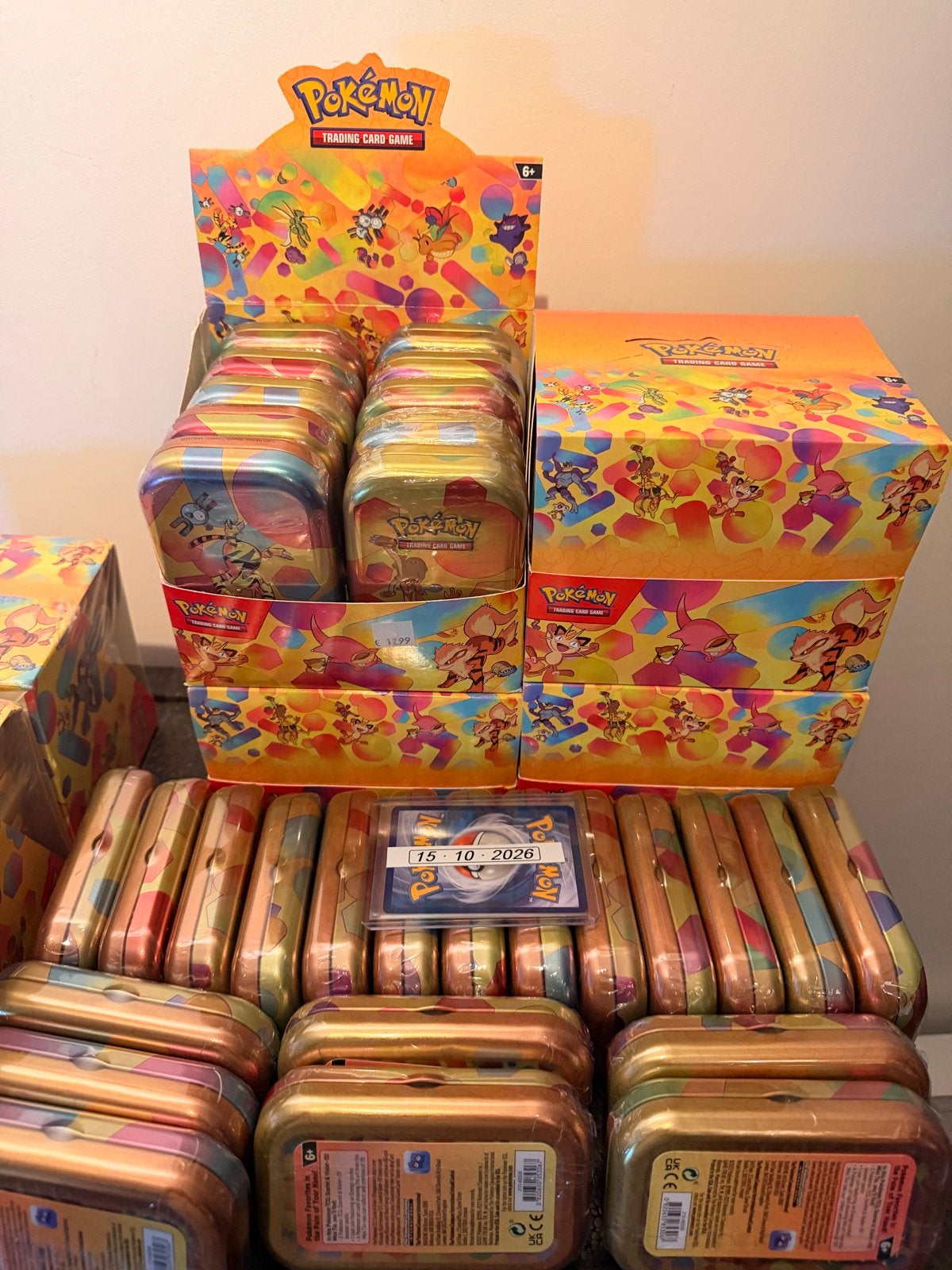 Pokémon TCG: 151 Mini Tins - 60x, Ophalen of Verzenden, Nieuw, Overige typen