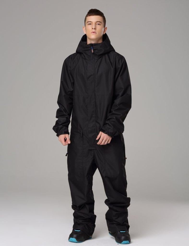 Heren/dames zwart Onepiece Skipak, Winterjumpsuit, Sneeuwpak, Sport en Fitness, Overige merken, 160 tot 180 cm, Nieuw, Ophalen of Verzenden