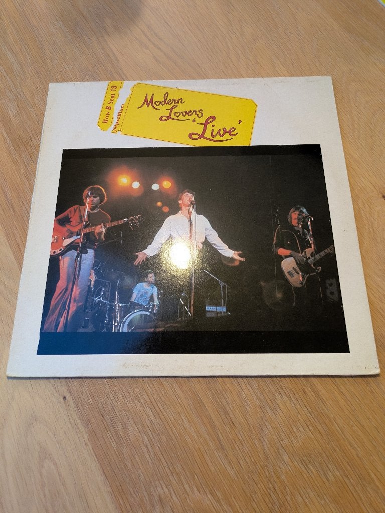 Modern Lovers - Live, Ophalen of Verzenden, Gebruikt, 12 inch, Poprock