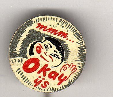 Speldje OKAY IJS ESKIMO (A3), Verzamelen, Speldjes, Pins en Buttons, Ophalen of Verzenden, Gebruikt, Overige onderwerpen