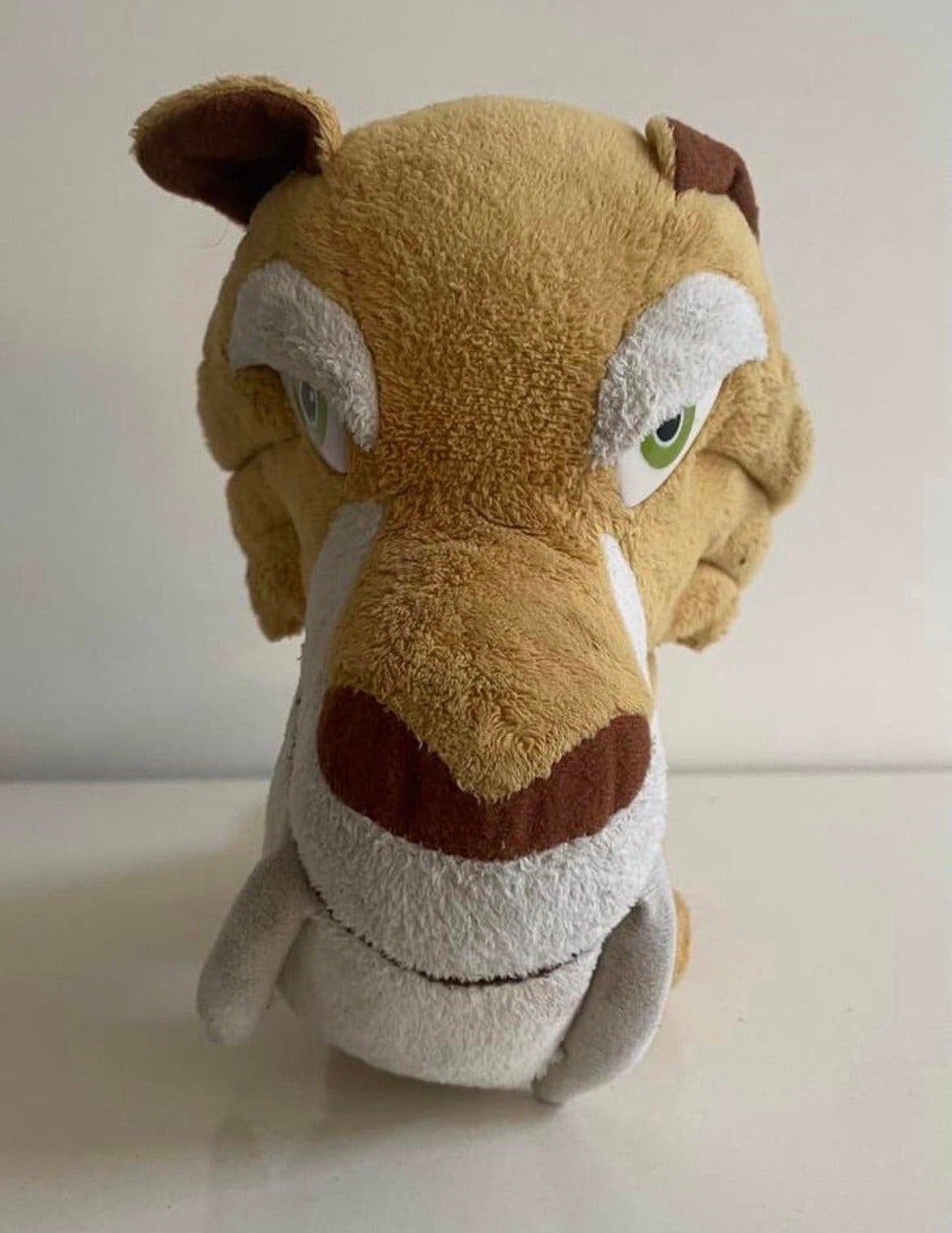 Ice Age Tijger knuffel Sabeltandtijger Diego Big Headz, Overige karakters, Ophalen of Verzenden, Zo goed als nieuw, Leeuw