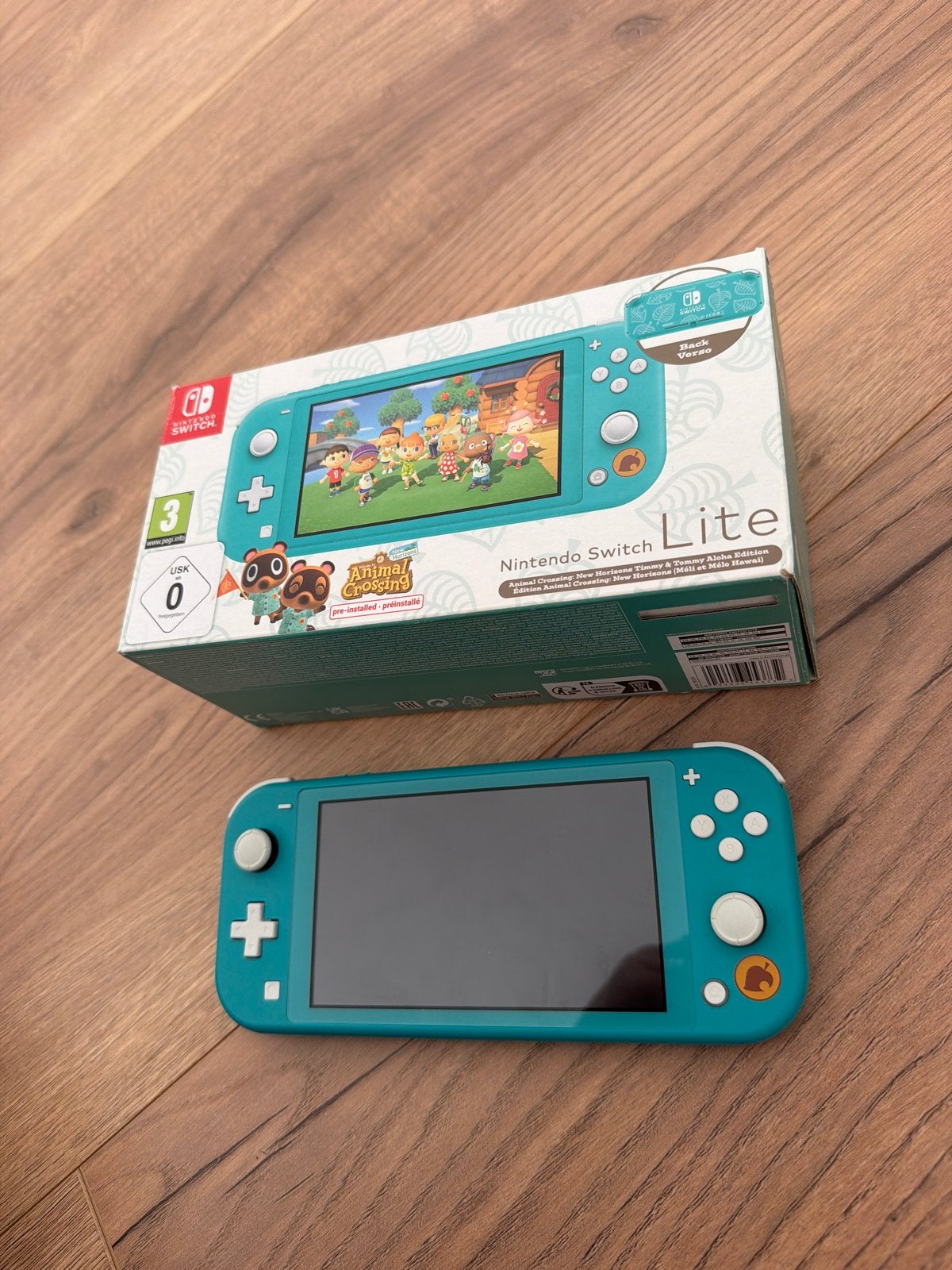 Nintendo Switch Lite Animal Crossing Editie Turquoise, Spelcomputers en Games, Ophalen, Turquoise, Zo goed als nieuw
