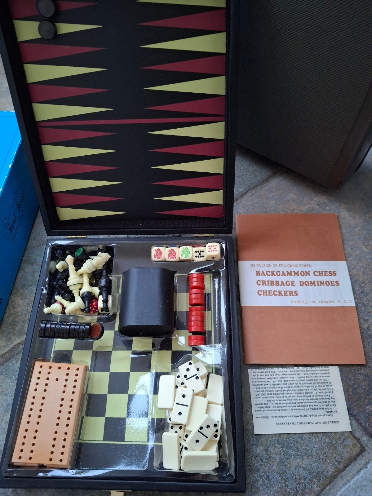 Backgammon chess, Ophalen of Verzenden, Zo goed als nieuw