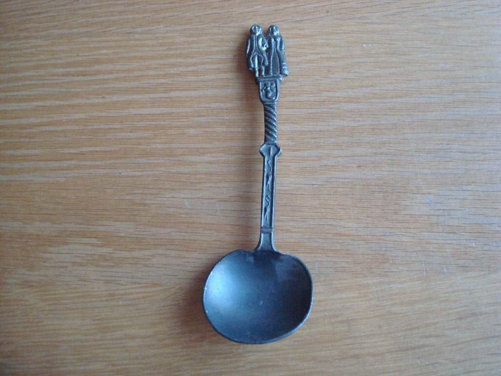 Lepel tin William and Marry koningshuis Engeland, Ophalen of Verzenden