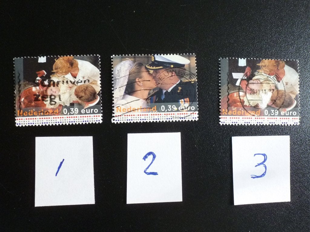 Nederland 2004. Koninklijke familie. losse zegels gest., Verzenden, Gestempeld