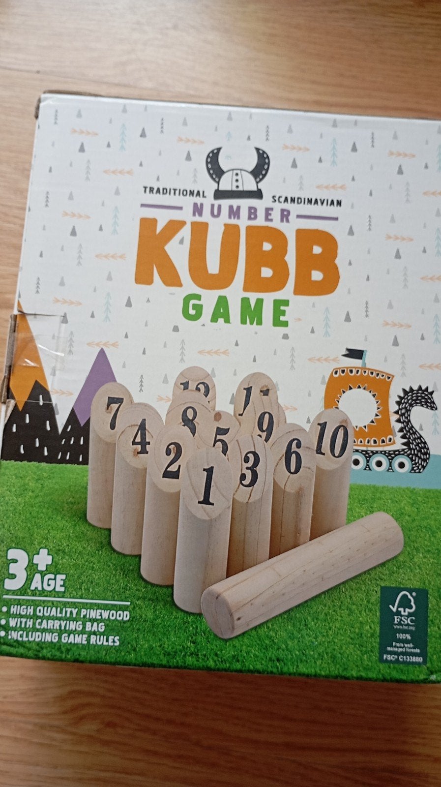 Kubb spel - Scandinavisch nummer Kubb spel - Nieuw, Ophalen of Verzenden, Nieuw