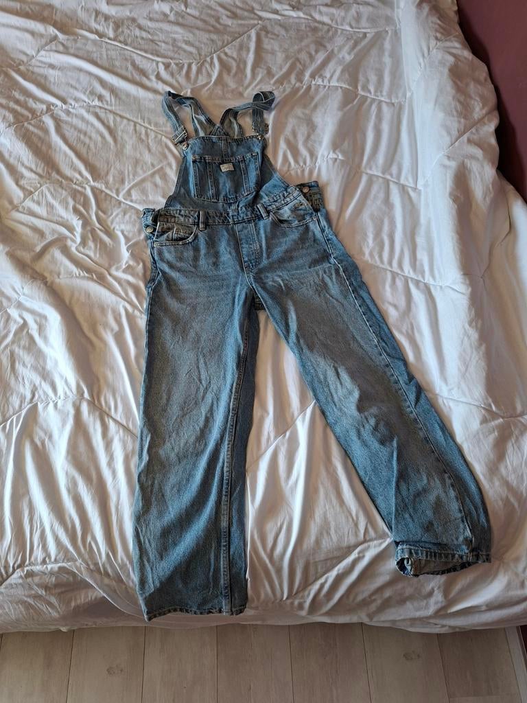 Tuinbroek PULL&BEAR maat s, Ophalen, Zo goed als nieuw, Blauw, W32 (confectie 46) of kleiner