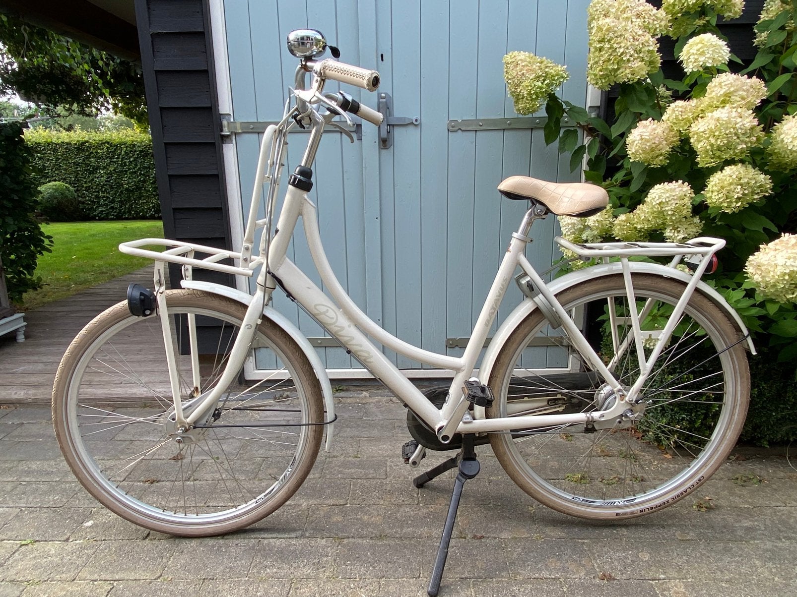 Mooie Batavus Diva Crème Damesfiets Maat 56 7 versnellingen, Ophalen, Gebruikt, Versnellingen, Batavus