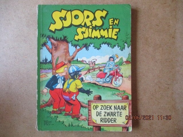 adv4030 sjors en sjimmie - op zoek naar de zwarte ridder, Boeken, Stripboeken, Eén stripboek, Ophalen, Gelezen